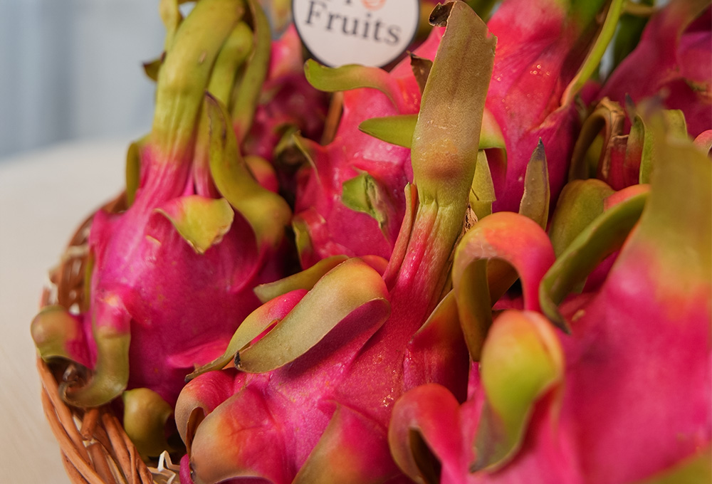 Red & White Dragonfruit Gift Basket
