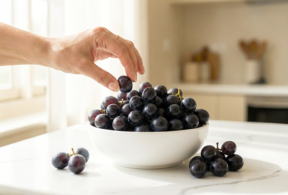 Australian Black Seedless Grapes
