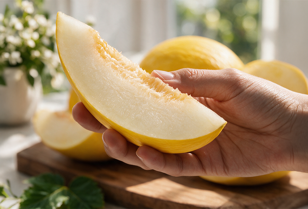 Honey Dew Muskmelon 1 Pc (Approx 2.3 kg to 2.6 kg)
