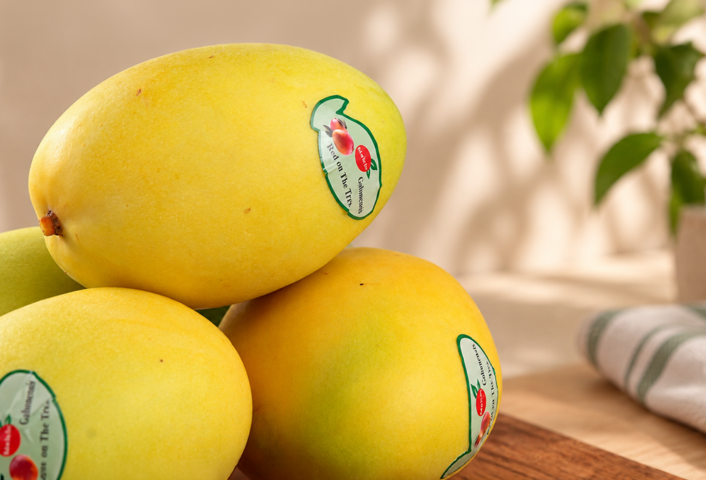 Half Dozen Egypt Mangos in wooden box