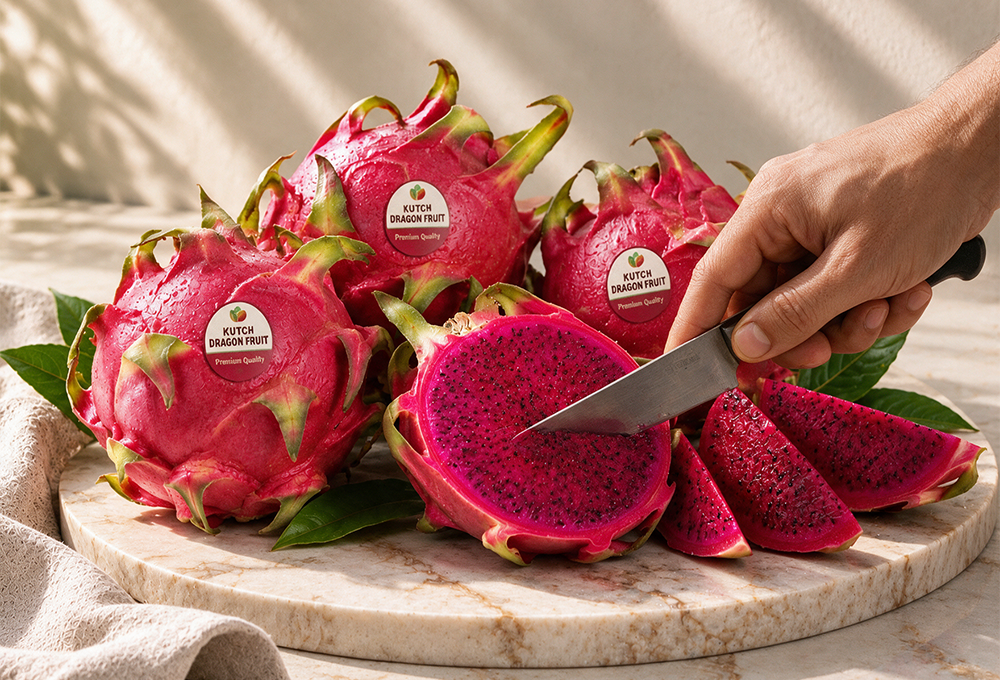 2 Pcs Kutch Red Dragon Fruit