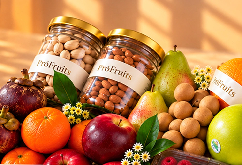 Premium ProFruits Diwali Delight fruit and dry fruit hamper