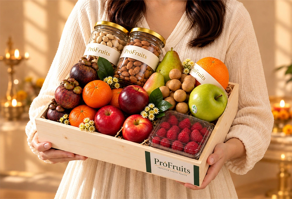 Premium ProFruits Diwali Delight fruit and dry fruit hamper