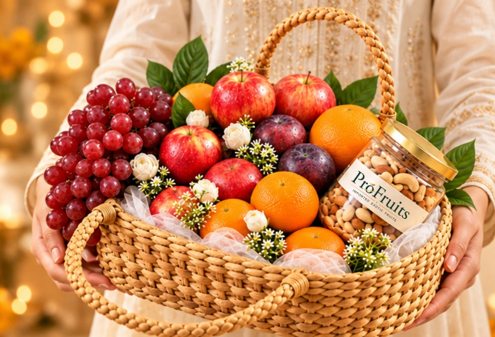 Premium Exotic Fruit & Dry Fruit Hamper