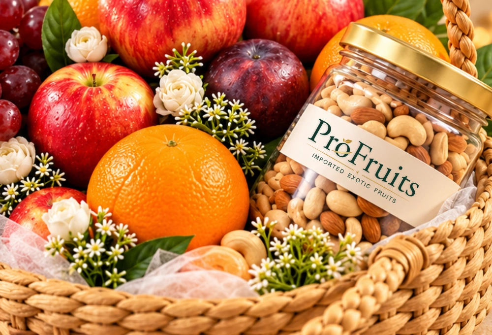 Premium Exotic Fruit & Dry Fruit Hamper