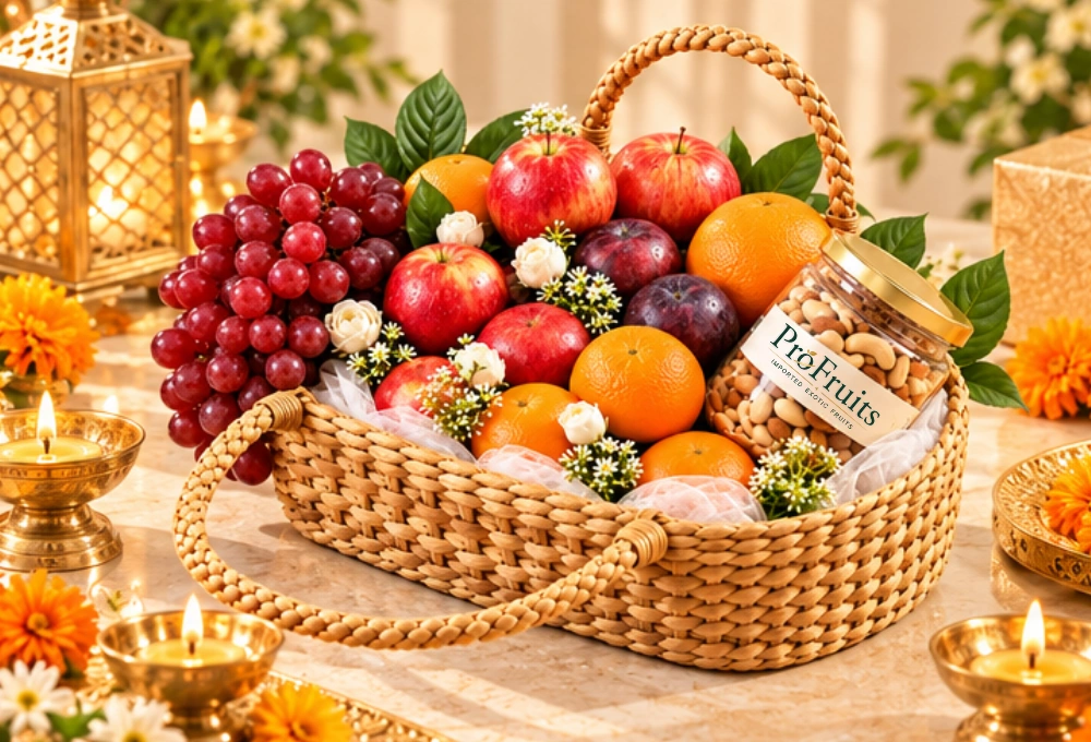 Premium Exotic Fruit & Dry Fruit Hamper