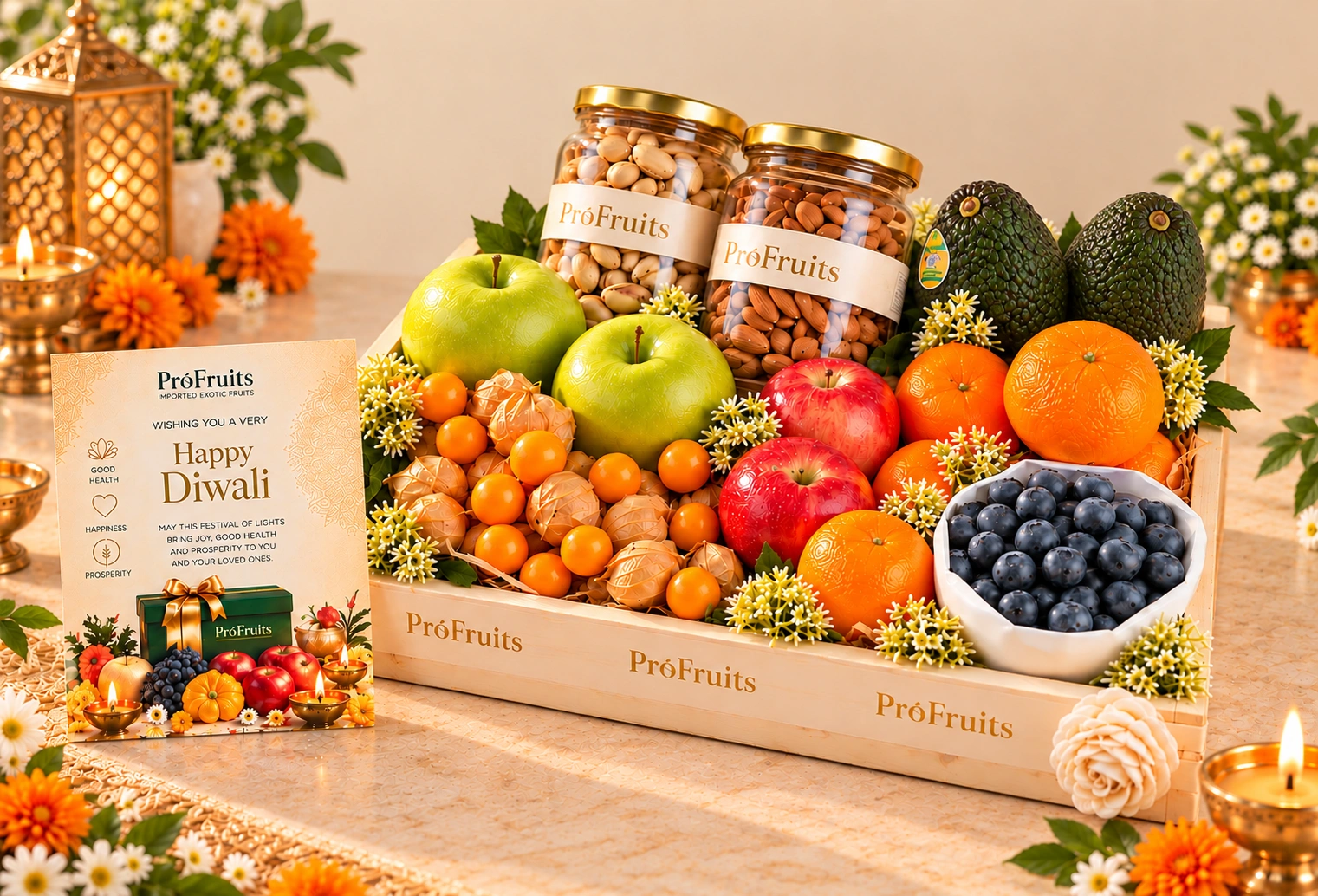 Diwali Fruit & Dry Fruit Hamper