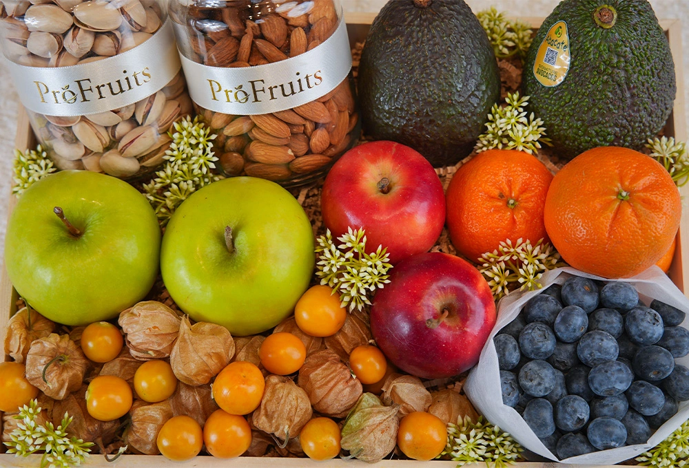 The Imperial Orchard premium ProFruits wooden fruit tray