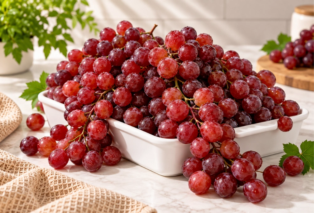Sweet and juicy Red Globe grapes – fresh delivery in Mumbai