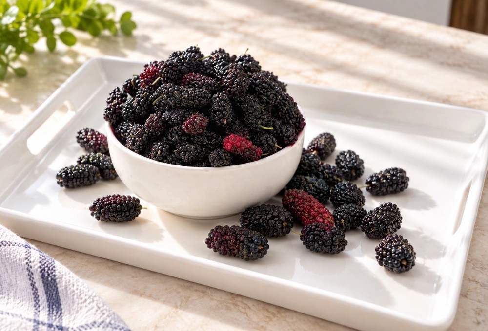 Fresh Indian mulberries – premium berries Mumbai delivery